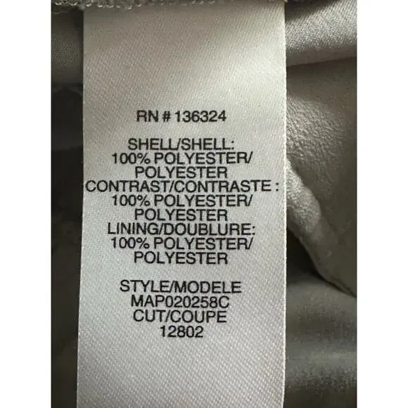 Halston Heritage Sz 6 Straight Leg Paneled Satin Pull On Trousers Elastic Waist‎ - Picture 6 of 8